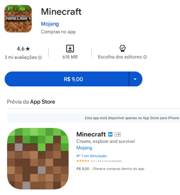 Minecraft: .es: Appstore para Android