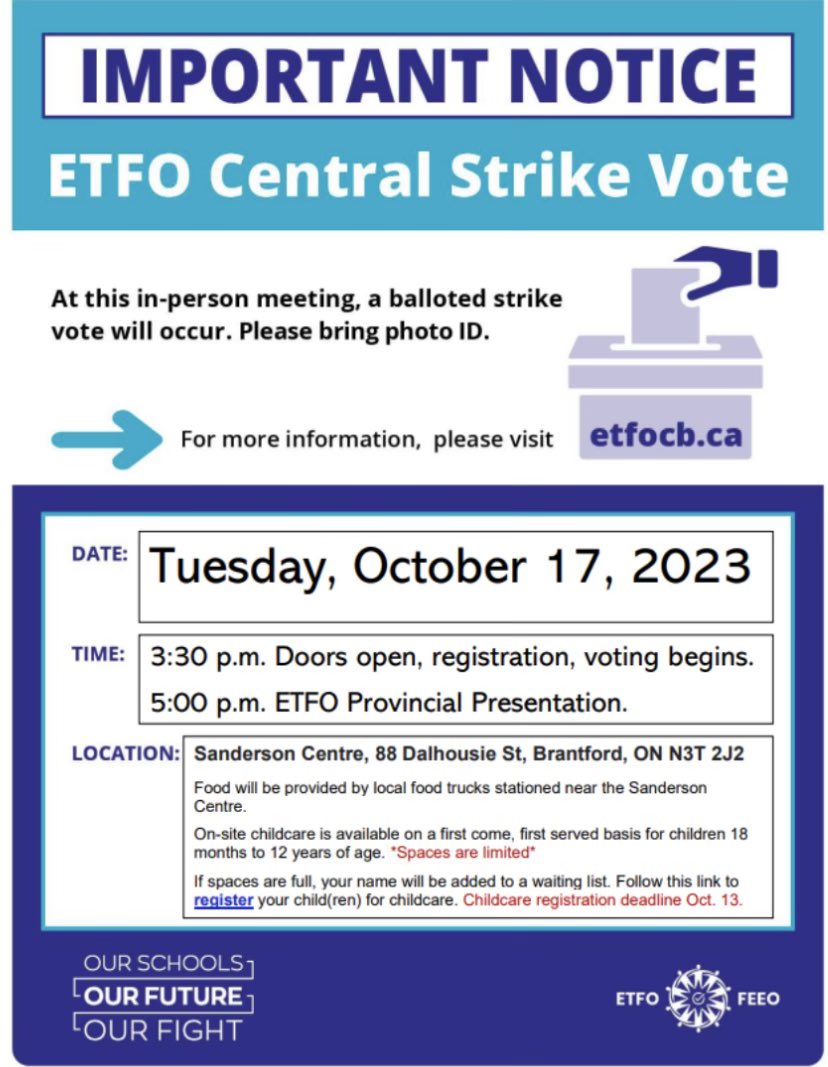 Grand Erie Members please come out and have your vote!