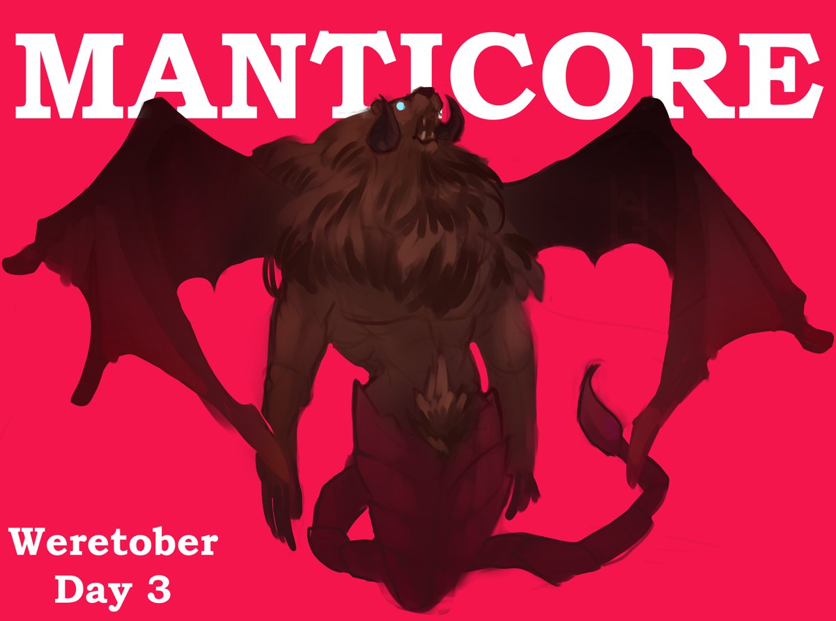 gadundra's tweet image. a little lazy and rushed but!!! ive successfully made it in time....

#weretober2023 #weretober