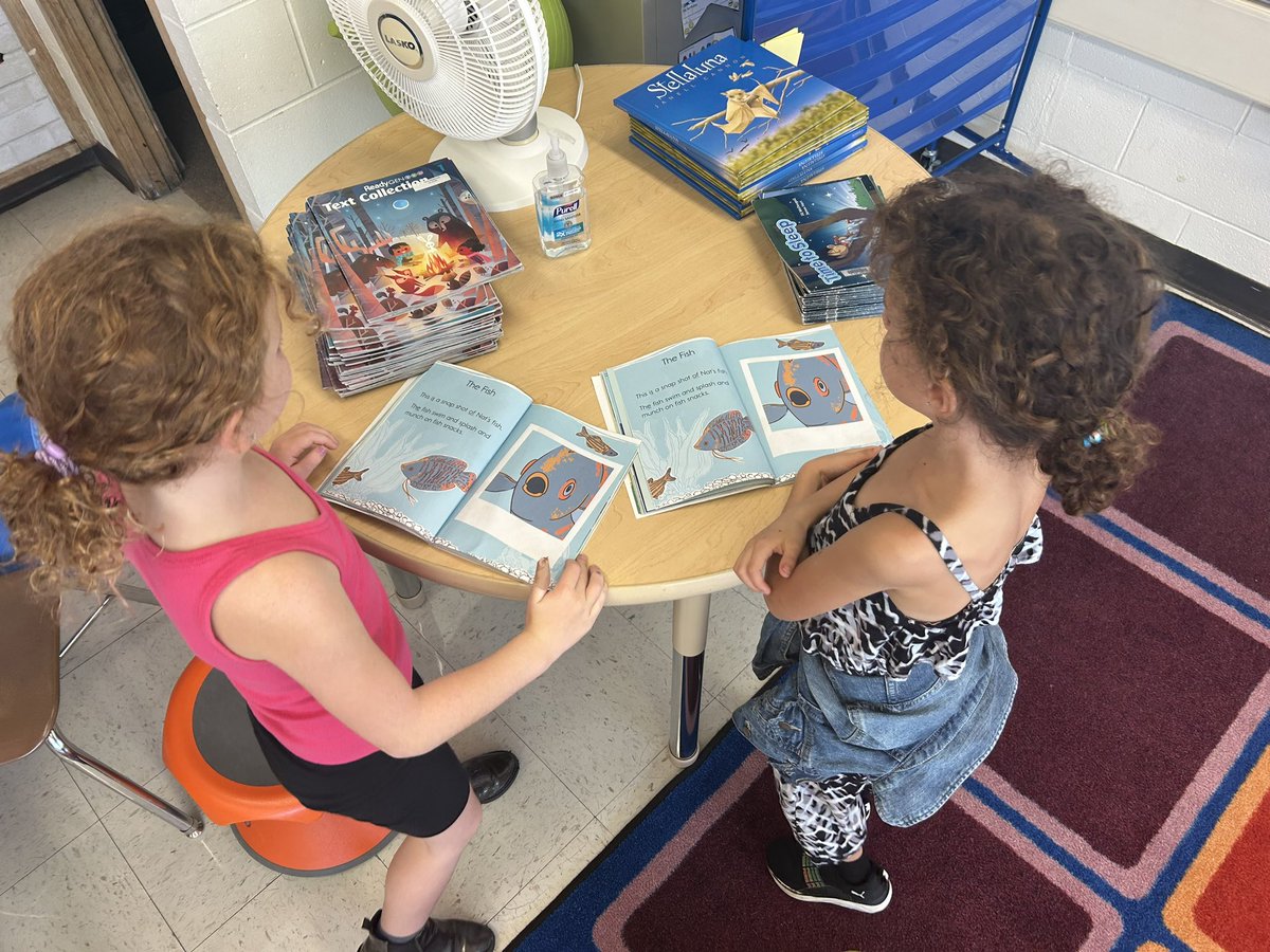MissSprowls2022's tweet photo. Students paired up to work on reading our book, Snap Shots! They coached each other through the tough parts and celebrated in their successes! #112Leads #wt112 https://t.co/LJnmD5zOSo