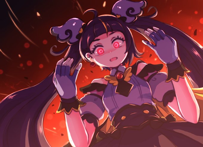 最終回近くで敵幹部倒したら衣装が黒くなった時のソラハレ 