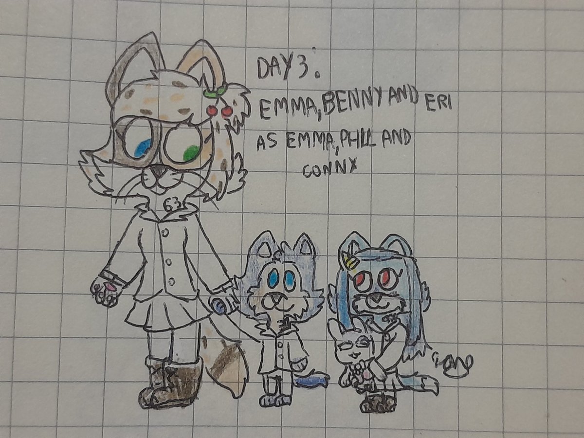 TailsMitsuri's tweet photo. Día 3: Emma,Benito y Eri como Emma,Phil y Conny @Ruwueue162608 #thepromisedneverland #tpn #emmatpn #philtpn #connytpn #anime #cosplay #topcat #topcatoc https://t.co/LmZdcxW0PW