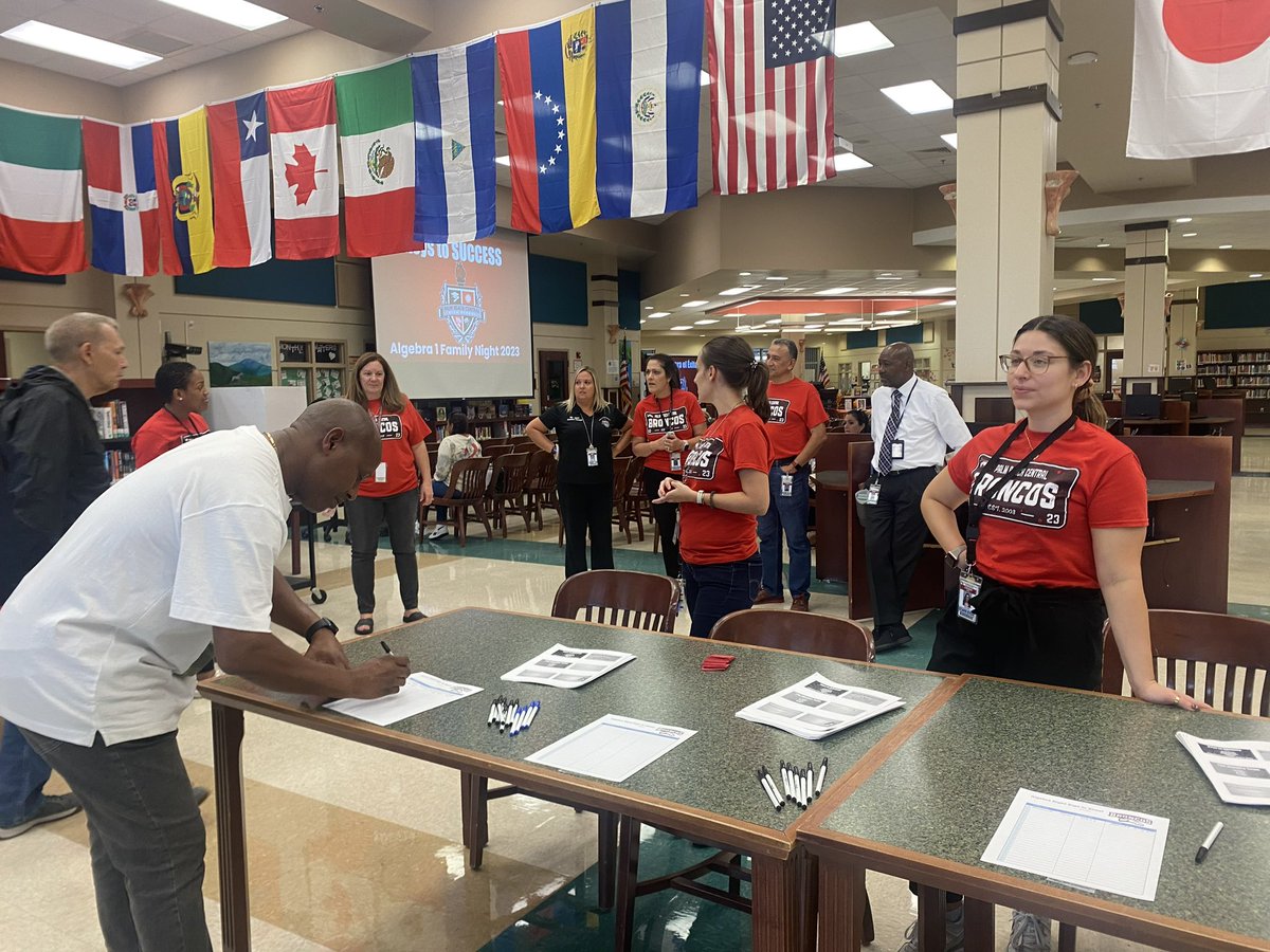 Thank you, Dr. Wehr and her Math team, for organizing a successful Algebra Night. This event was an excellent opportunity for our algebra team to showcase themselves to our stakeholders.