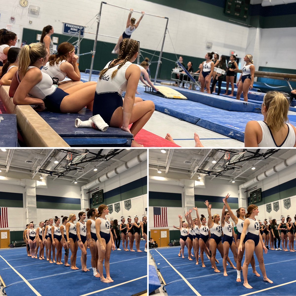 Howell Vs Colts Neck- rebel gymnasts looking sharp - we love supporting out school sports!#wearehowell