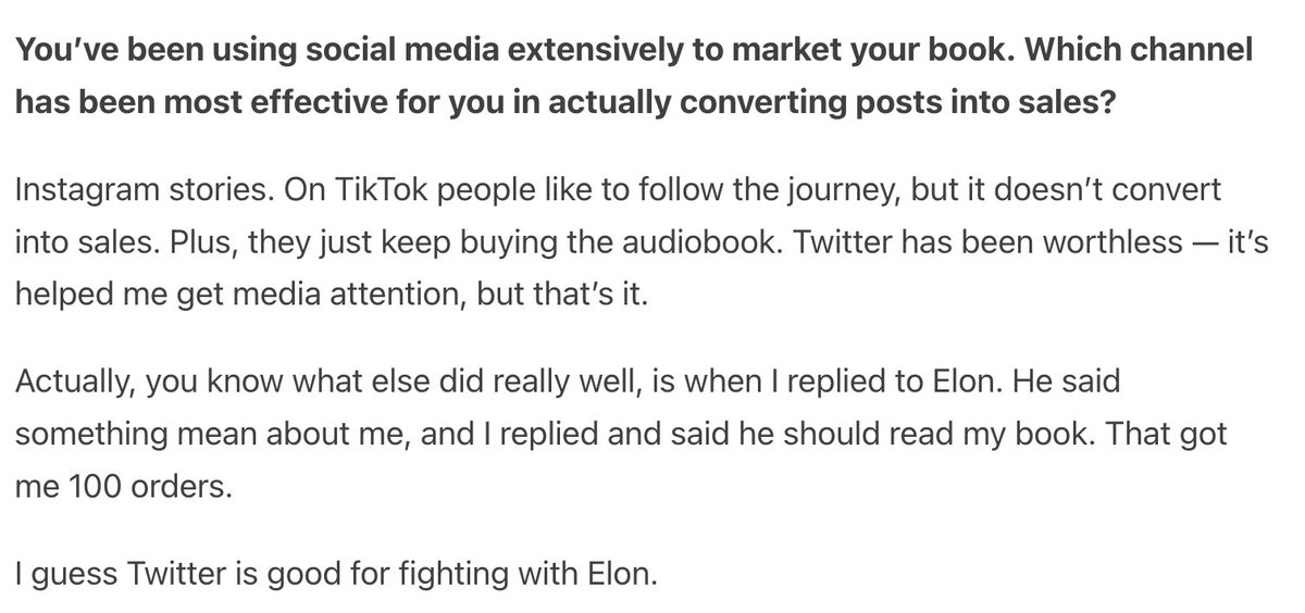 Casey Newton (@caseynewton) on Twitter photo Here's <a href="/ZoeSchiffer/">Zoë Schiffer</a> interviewing <a href="/TaylorLorenz/">Taylor Lorenz</a> about her new book. Loved learning which social channel is driving the most sales
platformer.news/p/taylor-loren… Here's <a href="/ZoeSchiffer/">Zoë Schiffer</a> interviewing <a href="/TaylorLorenz/">Taylor Lorenz</a> about her new book. Loved learning which social channel is driving the most sales
platformer.news/p/taylor-loren…