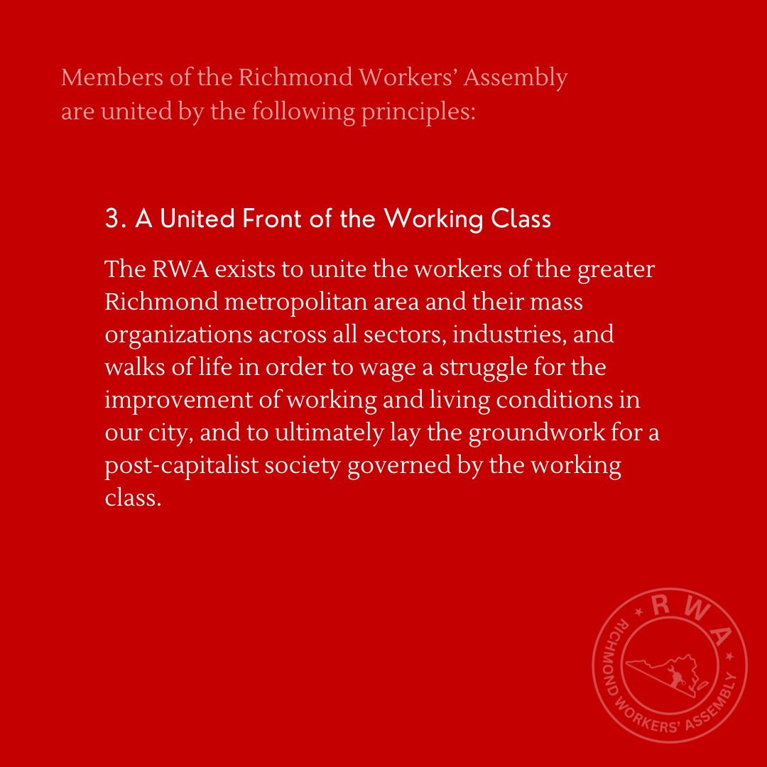 Richmond Workers’ Assembly tweet media
