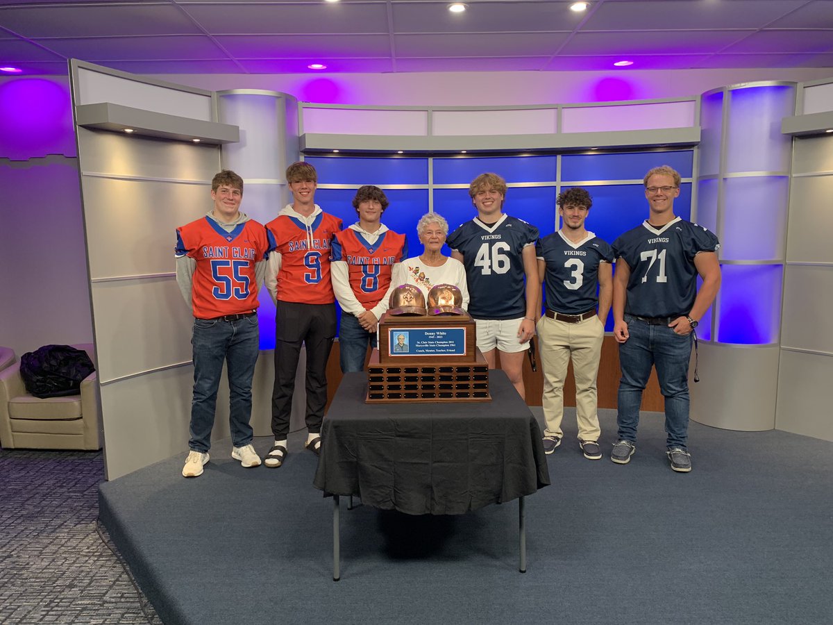 The trophy that St Clair and Marysville will annually play for in football.
Introducing the Denny White Trophy!