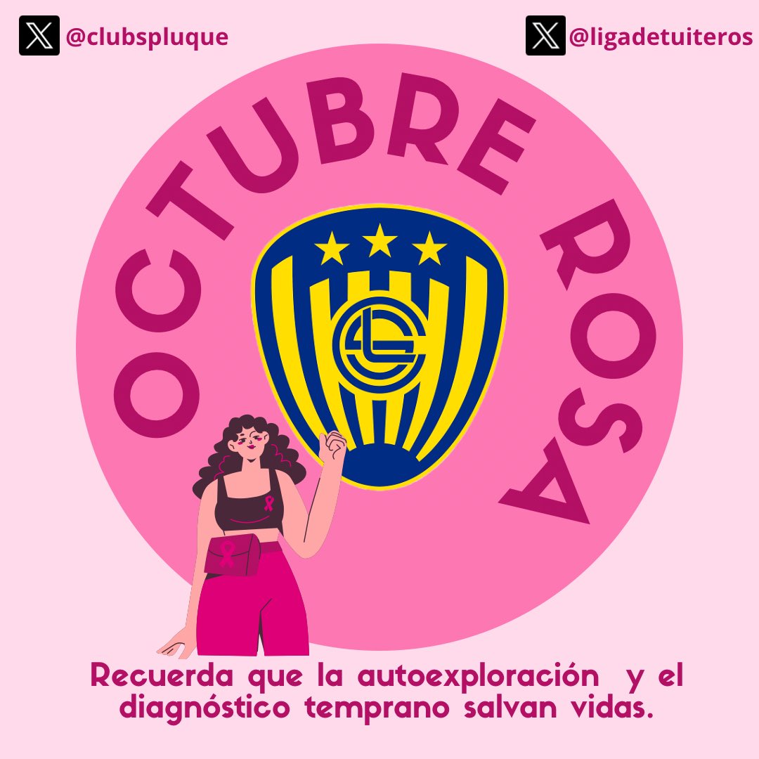 ClubSpLuque's tweet photo. Octubre Rosa - 19/10 🩷

@ligadetuiteros 🏆

#Luqueño 🇺🇦 https://t.co/FWhjwdjcrY