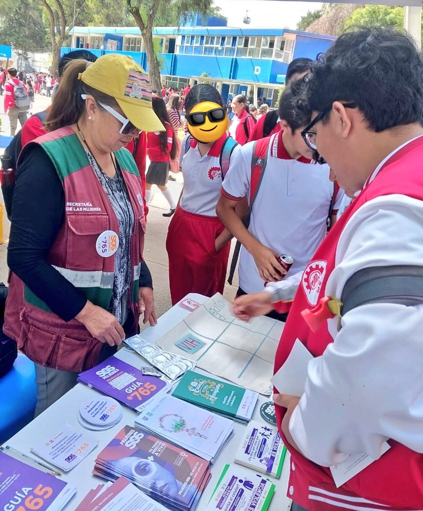 SeMujeresCDMX's tweet photo. 🟣 Sigue el trabajo en escuelas de nivel medio superior para la prevención primaria de la violencia, por medio del Programa de Apoyo a Instancias de Mujeres de las Entidades Federativas #PAIMEF2023:

🔸@IEMS_CDMX 
🔸@CONALEP_Mex 
🔸#CECyTs del @IPN_MX
🔸#CETIS
🔸@CdeBachilleres https://t.co/V0rbwT7RFW