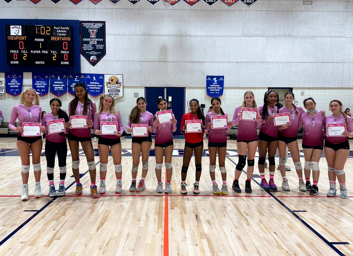 ViewpointSports's tweet photo. GAMETIME!!!!!!
Viewpoint vs. Brentwood
#SpikeOutCancer https://t.co/FQllapl80z