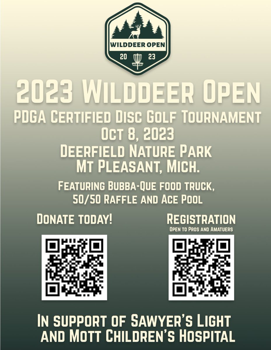 discgolfscene.com/tournaments/Wi…
Registration closes Saturday sign up to enter the disc golf tournament
#michigan #michigandiscgolf #discgolf #greatlakes #greatlakesdiscgolf #midmichigan #deerfield #wilddeeropen #welovediscgolf #discgolfmichigan #discgolfeveryday #discgolfforlife