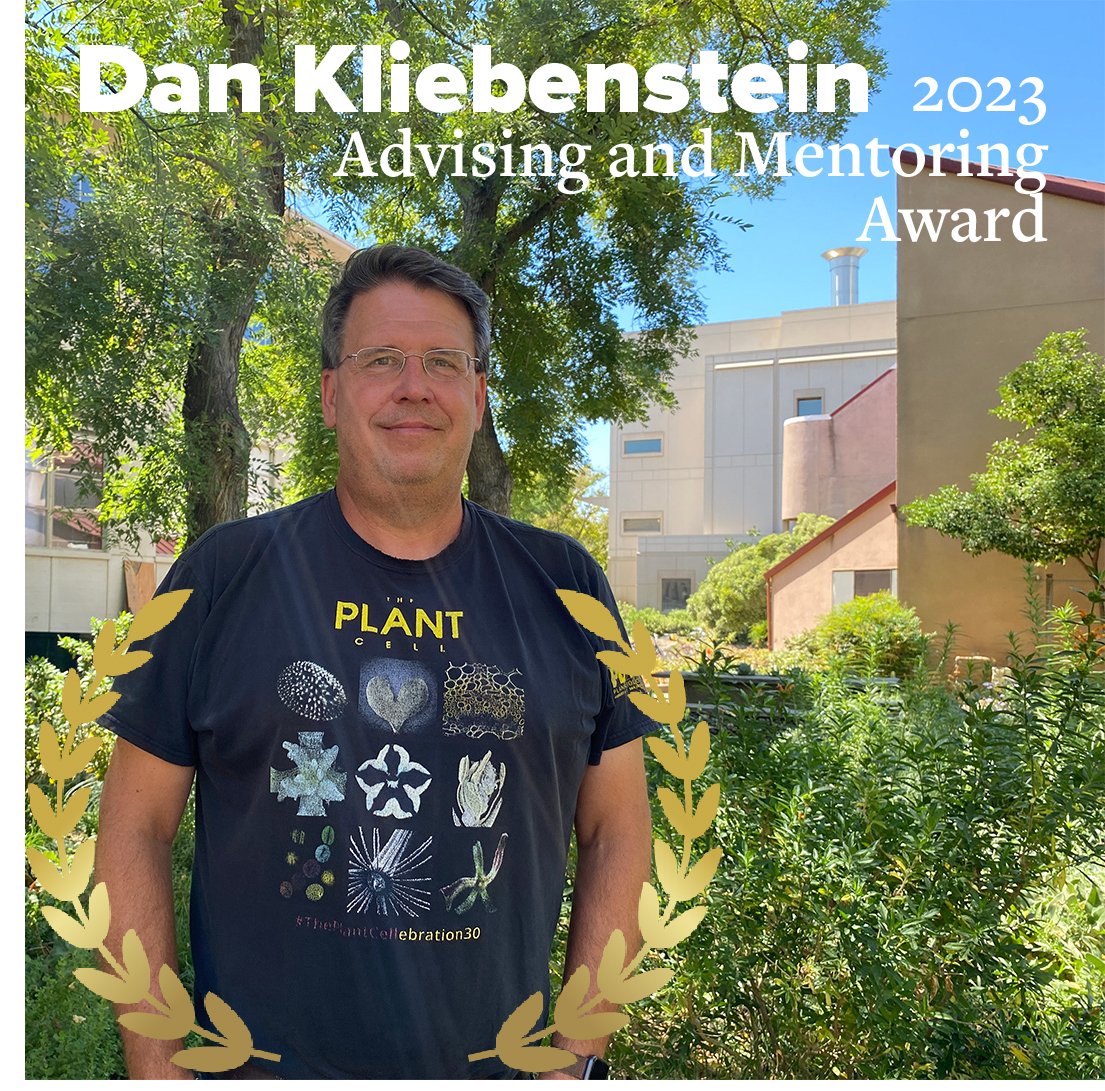 UCDavisPlants's tweet photo. Congrats to @SpicyBotrytis for being recognized as a great mentor to our #AmazingGradStudents w/@ucdavis 2023 Advising and Mentoring Award! "Communication is key." https://t.co/Q7gWoTKiTi
#1intheWorldPlantSciences #AmazingUCDavisFaculty @ucdavisCAES #brassica #cropgenetics https://t.co/2hUSYTqPqk