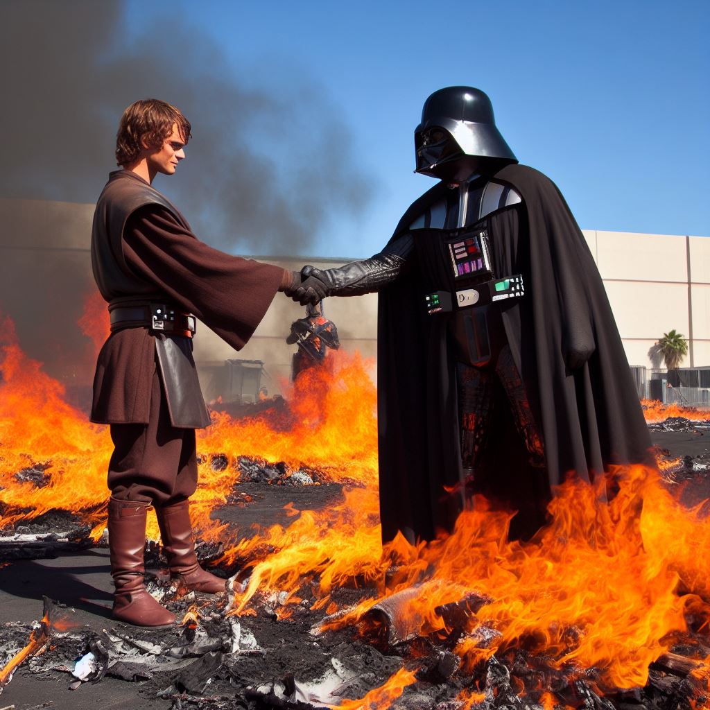 MarcianoFilms's tweet photo. We're just two lost souls swimming in a fish bowl... 

#PinkFloyd #StarWars #AnakinSkywalker https://t.co/9WQH6fEHpu