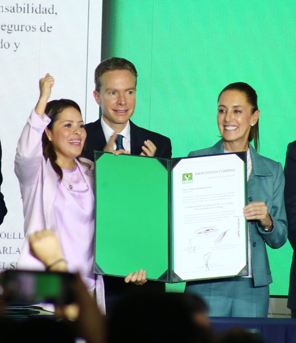 VelascoM_'s tweet photo. Con el liderazgo de nuestra Coordinadora Nacional @Claudiashein y organizados en torno al #PlanC, vamos CON TODO por el 2024…

Ganaremos la Presidencia de México
La mayoría calificada en el Congreso
Las 9 gubernaturas
Los 30 congresos estatales
Y 1500 alcaldías. https://t.co/q08lLzRi4A