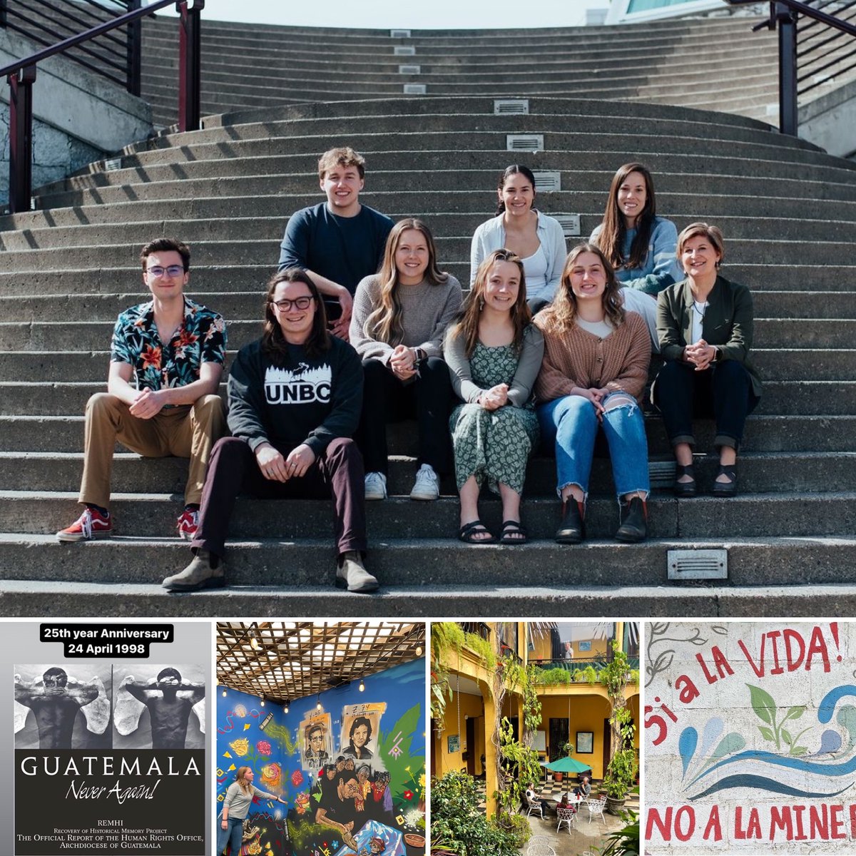 Save the Date!
An early invitation to join Dr. <a href="/cnolin/">Catherine Nolin</a> &amp; the wonderful students who participated in the <a href="/UNBC_GEES/">UNBC Geography, Earth & Environmental Sciences</a> + <a href="/RightsAction/">Rights Action</a> Field School to Guatemala in May 2023.
More details to come. Everyone is welcome to join us for this free and open event.