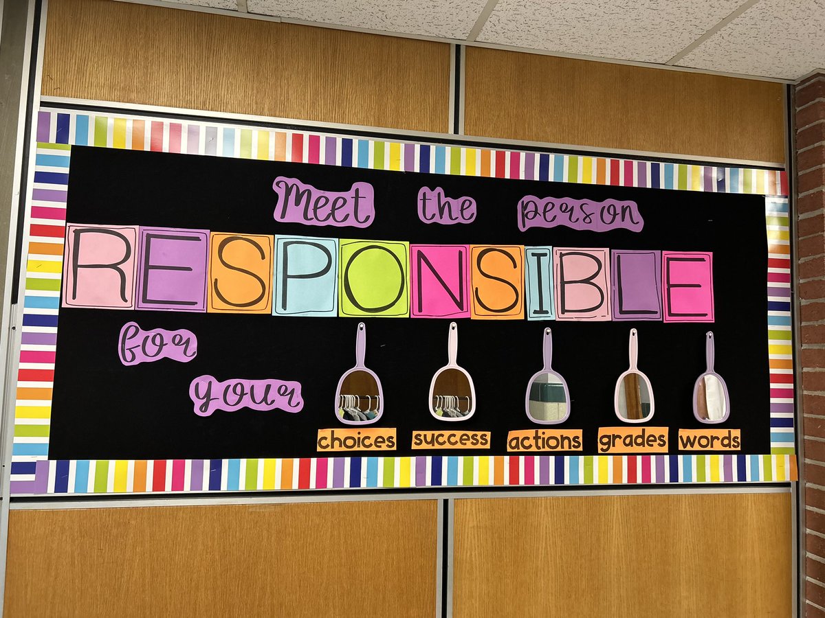 Our core value for October is responsibility! This month in grade 5 we will be reflecting on how we are responsible for all aspects of our learning!