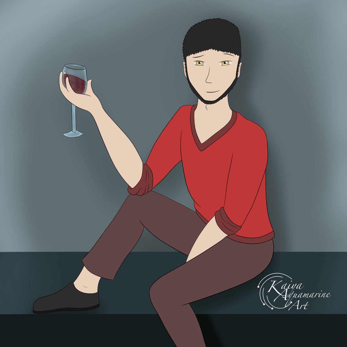 KaiyaAquamarine's tweet image. OC-tober day 3: Wine
I went with Zuko IV. Haven’t drawn him in awhile and really wanted to do him and thought wine would be perfect for him. Just see him sitting like this waiting for his husband lol. 

#OC #ATLAoc #AvatarOC #LokOC #originalcharacter  #Wine #Prompt #Inktober #Art