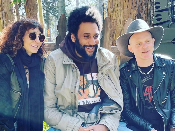 BIG thank you to @HSBFest for hosting poets @_Tongogara_, Evan Kennedy and @kim_addonizio at the new Horseshoe Hill Stage at last weekend's festival! What a joy to hear these poets's voices filling McLaren Pass in Golden Gate Park!