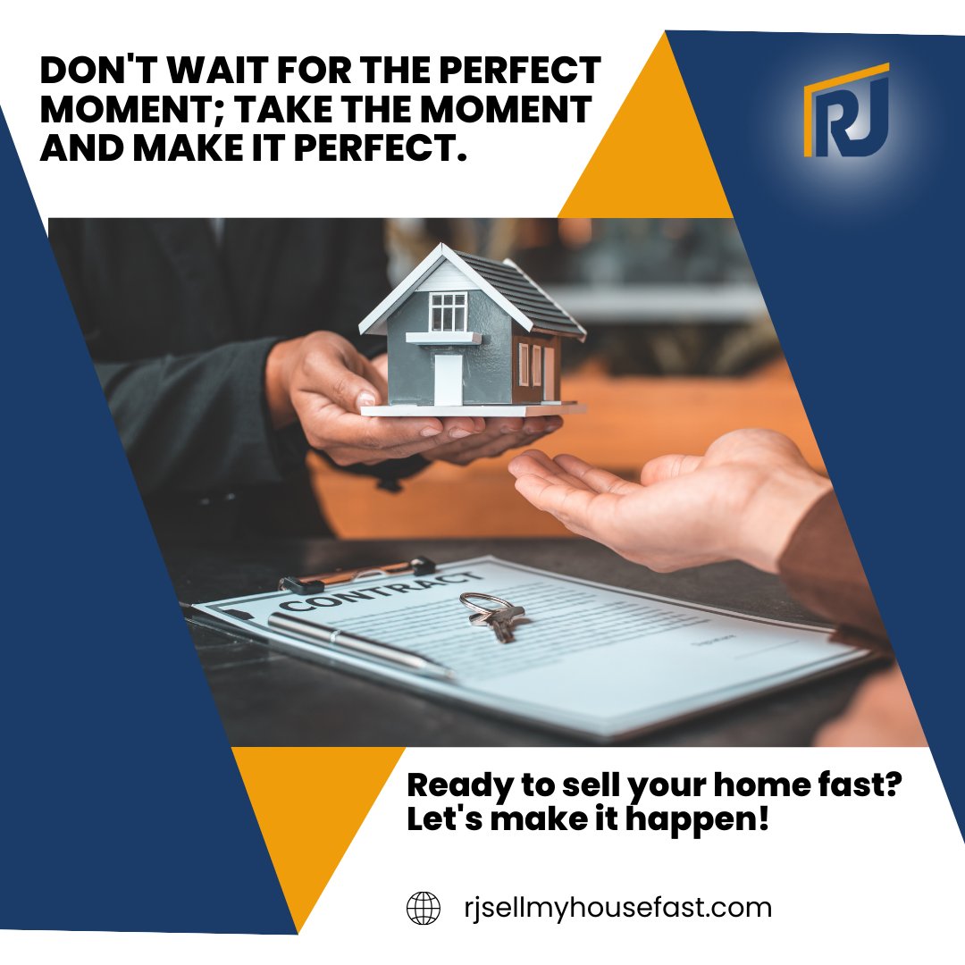 rjsellmyhouse's tweet image. "Don't wait for the perfect moment; take the moment and make it perfect." 🌟 Ready to sell your home fast? Let's make it happen!

Contact us now.

🌐: rjsellmyhousefast.com

#RJSellMyHouseFast #WeBuyAnyHome #SellFast