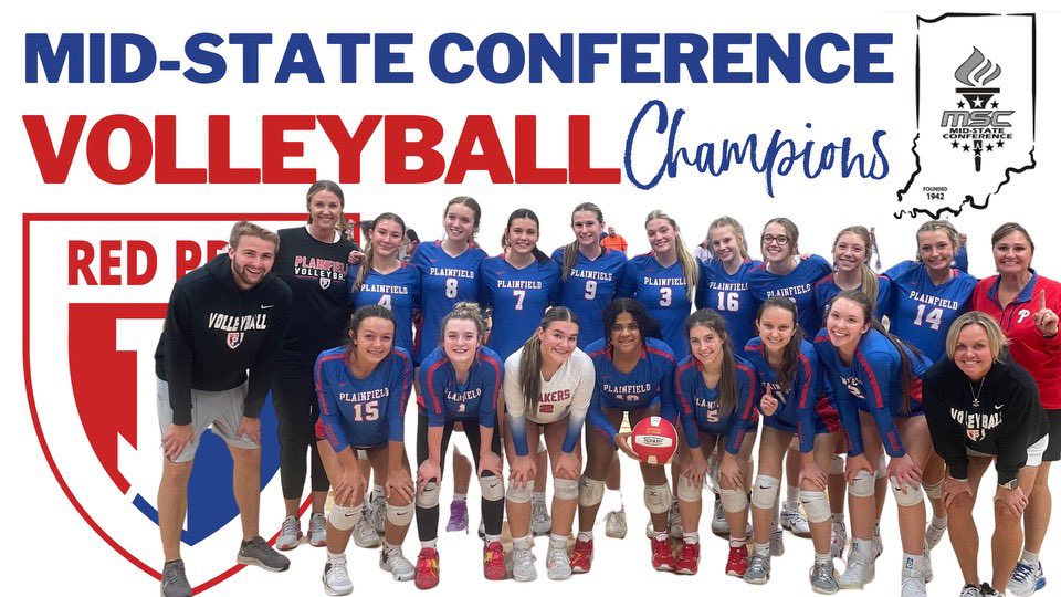 Volleyball get a straight set win at Whiteland tonight to finish 7-0 and <a href="/MidStateConf/">Mid State Conference</a> champions. 
25-16, 25-22, 25-16