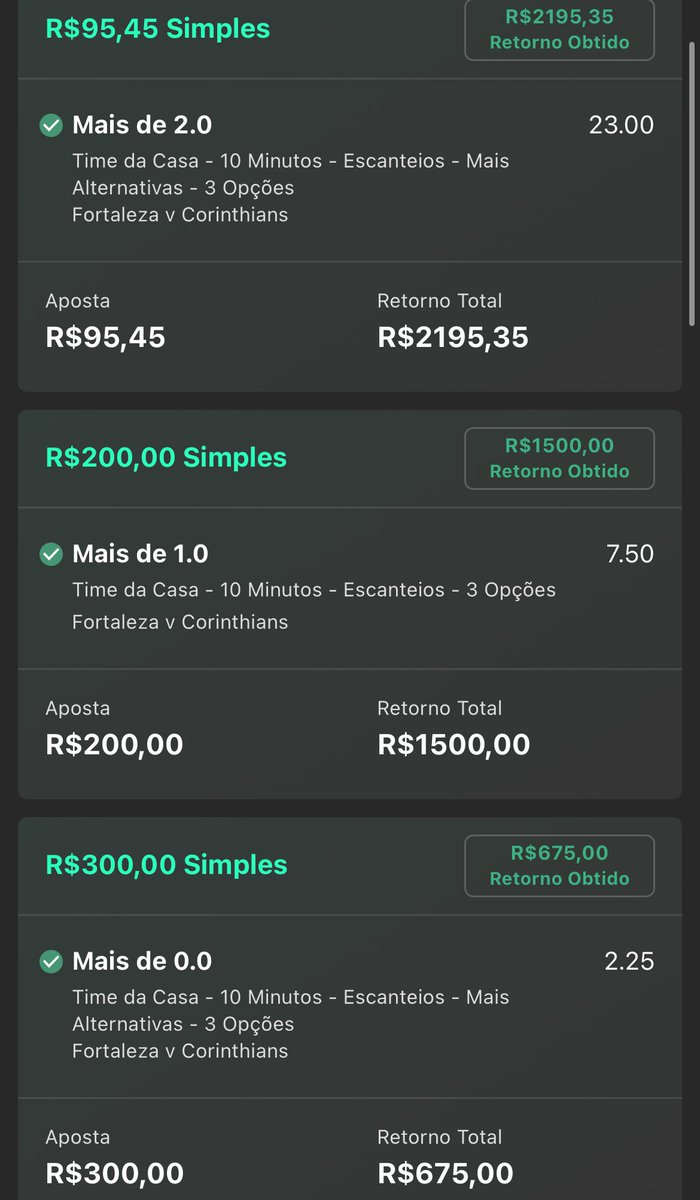 TipsEspeciais's tweet photo. ANOTA MAIS UMAAA✅✅✅

SÃO OITOS ESCADINHA SEGUIDAS EM CANTOS✅✅✅ ODD 7.5 e 23✅✅✅

QUE FORRAAA✅✅🔥🔥

Vou sortear 5 bancas para quem curtir e comentar! RT não é obrigatório mas aumenta as chances🔥🔥🔥✅✅✅ https://t.co/S17IReep58
