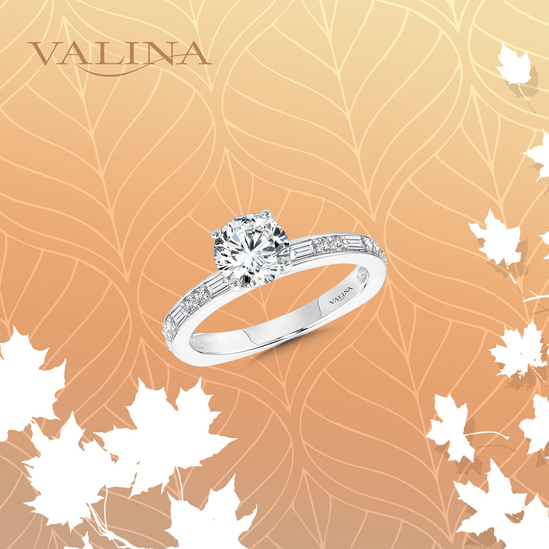 ValinaJewelry's tweet image. 🍁✨ Embrace the cozy vibes of fall with this stunning baguette-style diamond engagement ring. 

ecs.page.link/m1XJW

#hiddenhalo #hiddenhaloengagementring 
#rounddiamond #rounddiamonds #roundbrilliant
