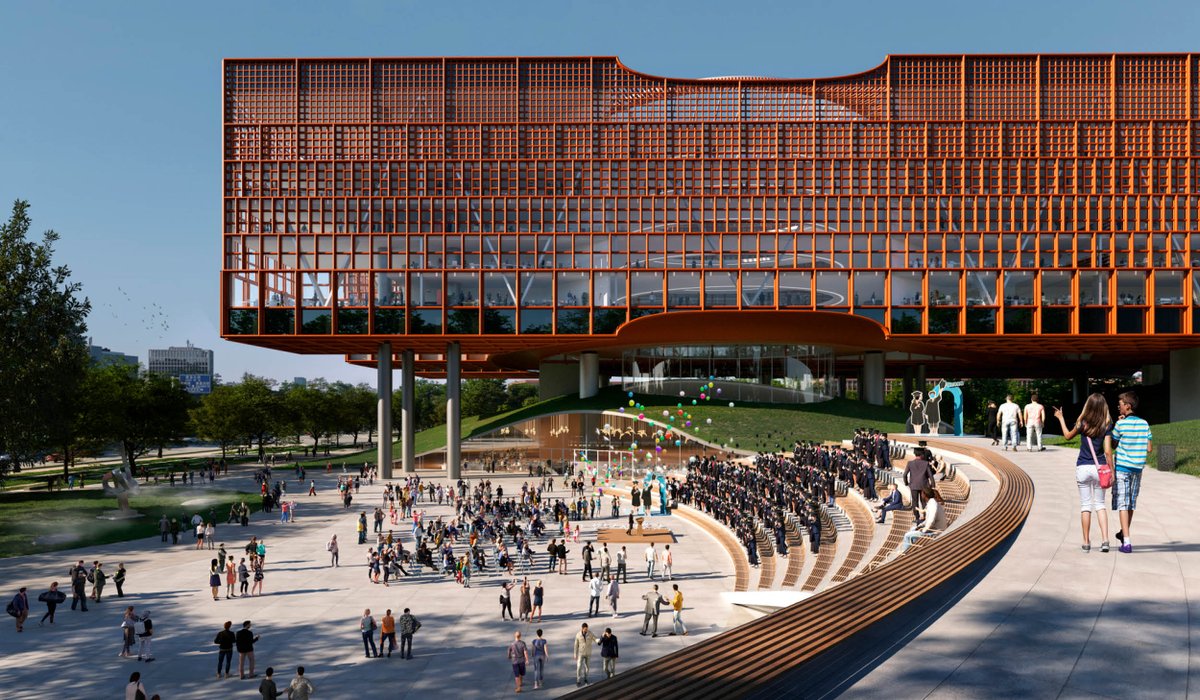 Connectivity is at the fore in our design for an ‘Infinity Knowledge Hub’ for the USTC Business School in Hefei, China that will connect and inspire students, academics, and visitors alike. Discover more: hassellstudio.com/news-event/has…