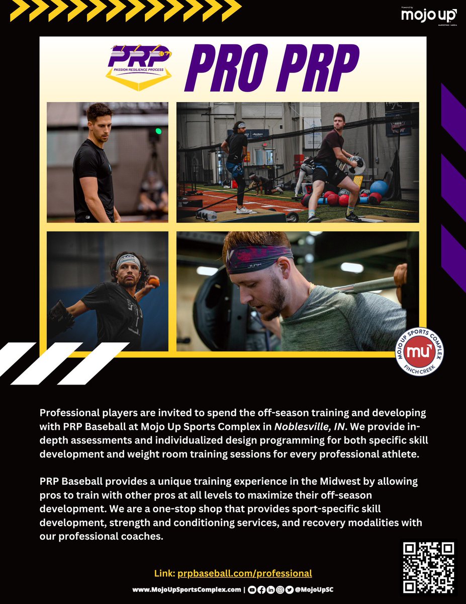 PRPBaseball101's tweet image. From last off-season, Pro PRP has trained 2 first time big leaguers, minor league pitcher of the year, and saw countless promotions in ‘23.

Excited to see what our 23-24 Pro Off Season training can do in ‘24!

#ProPRP