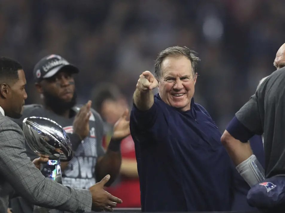 Savageboston's tweet photo. Bill Belichicks greatest draft picks of all time. 

1. Tom Brady.  (199) 
2. Rob Gronkowski (42) 
3. Julian Edelman (232) 
4. Richard Seymour (6)
5. Vince Wilfork (21) 
6. Devin McCourty (27) 
7. Asante Samuel (120) 
8. Logan Mankins (32) 
9. James White (130) 
10. Matt Light (48) 

If you’re gonna trash the Patriots legend, then you gotta give him credit where credit is due.