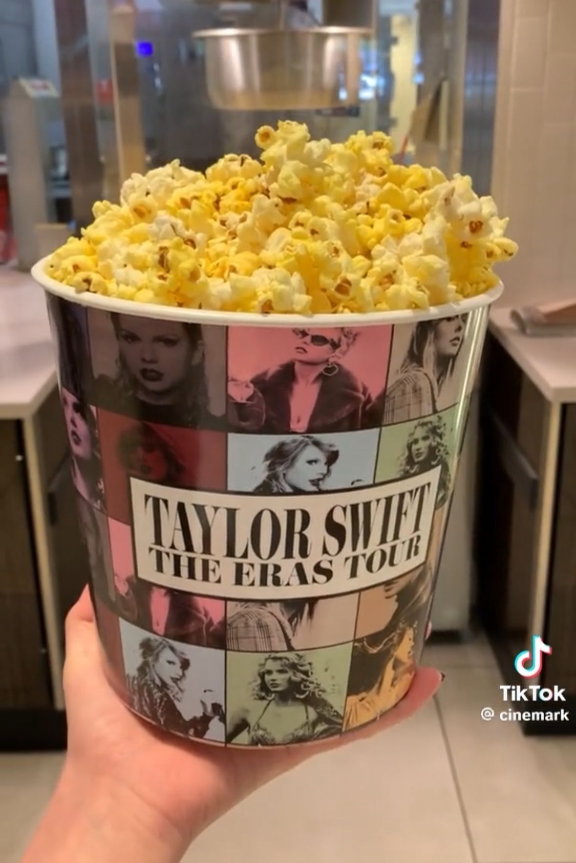 Taylor Swift The Eras Tour Movie Popcorn Bucket and Cup Cinemark