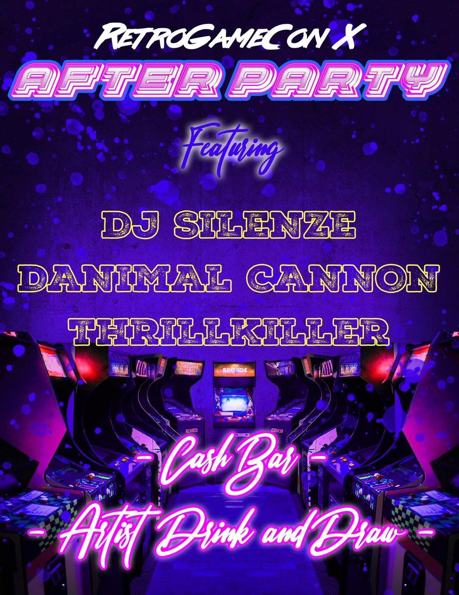 RetroGameCon's tweet image. Our official After Party (ages 21+) at the Crowne Plaza Syracuse (701 E. Genesee St) is open to VIP ticketholders, convention staff and volunteers, guests, and those who have purchased an After Party presale ticket.