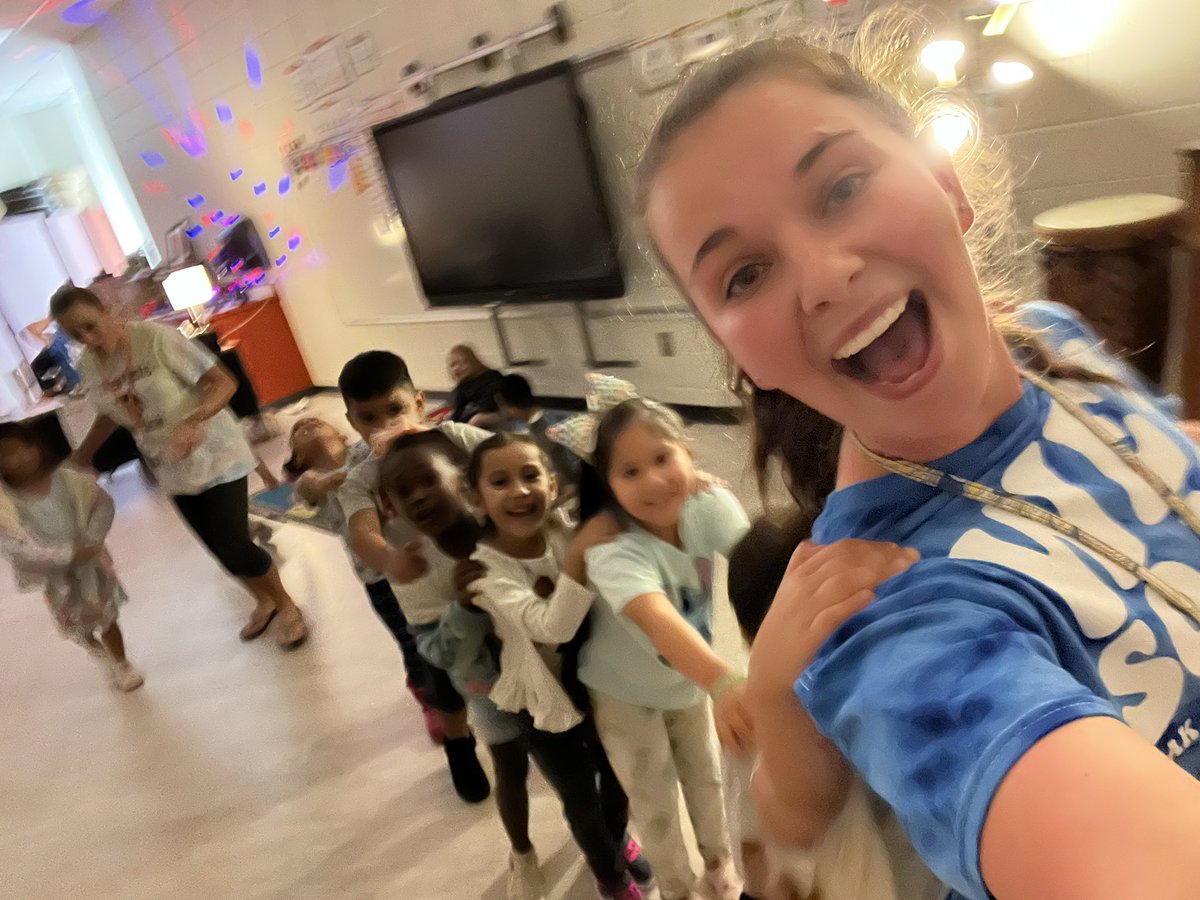 One of my favorite things to happen so far this school year: dancing around and hanging out with my students in music on fun Friday💃🏻. It is so important to build relationships with each of your students. I love seeing them thrive outside of our classroom💕 <a href="/OGESeagles/">Oak Grove Elementary School</a>