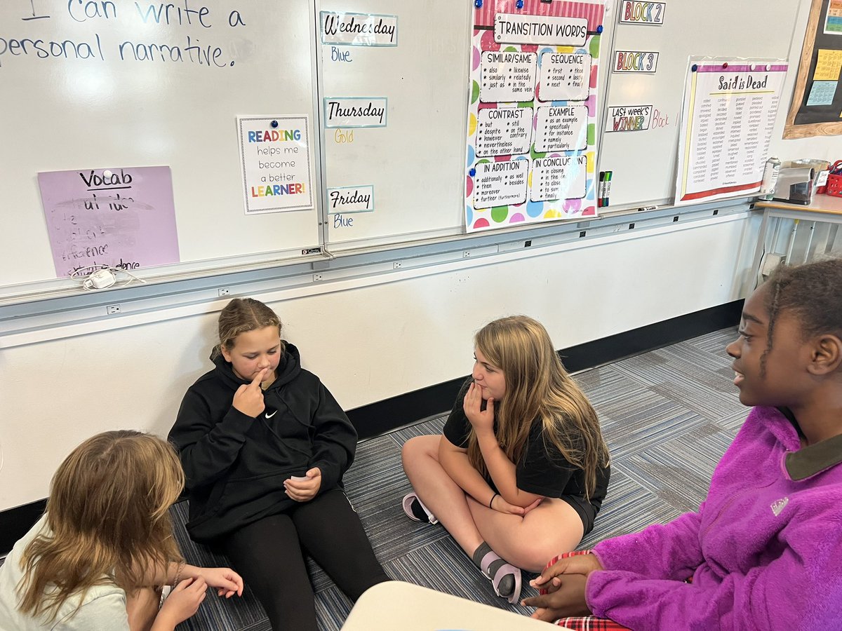 Ms_Rush_MES's tweet photo. Class 3, practices giving strong descriptions while playing Taboo! This will help students to add detailed descriptions to their narrative writing pieces. #writingisfun #TerrificTuesday https://t.co/1HTPZShMsd