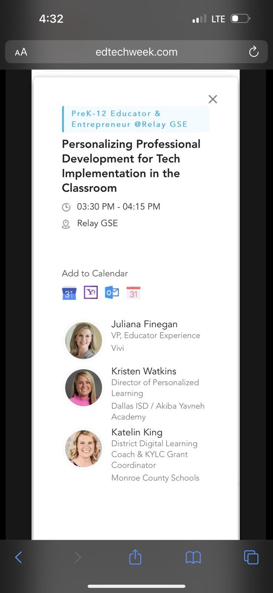 mrskatelinking's tweet photo. If someone had told me over a decade ago when I began my career in education that I would one day be invited to be a speaker in New York City, I likely wouldn't have believed it. I'm truly appreciative of this opportunity! @KentuckyDLC #KYDLC #edtechweek2023 @monroekyschools https://t.co/JxVj98AvXy