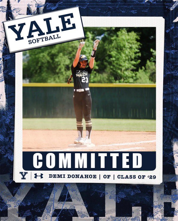 Couldn’t be more excited to announce my verbal commitment to continue my academic and athletic career at Yale University! Beyond thankful for the teammates, coaches, and family that have supported me along the way. GO BULLDOGS!!!🐶🐶💙💙💙