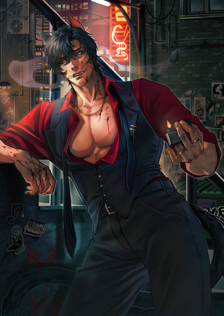ViciousJay_Art's tweet photo. Taiga allowed me to get my sweaty lil hands on him, thank you so much for the opportunity. 💜
#artcommison #TaigaIllust https://t.co/nOY9w7xOYg