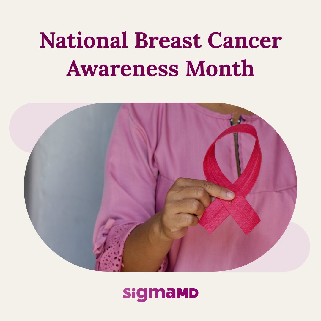 WithSigmaMD's tweet photo. October is Breast Cancer Awareness Month!
Don't forget to schedule regular check-ups and mammograms. Early detection saves lives!
Let's paint October pink, spread knowledge and hope! 💕
#BreastCancerAwareness #Pinktober #SigmaMD https://t.co/5XoZfqnCVo