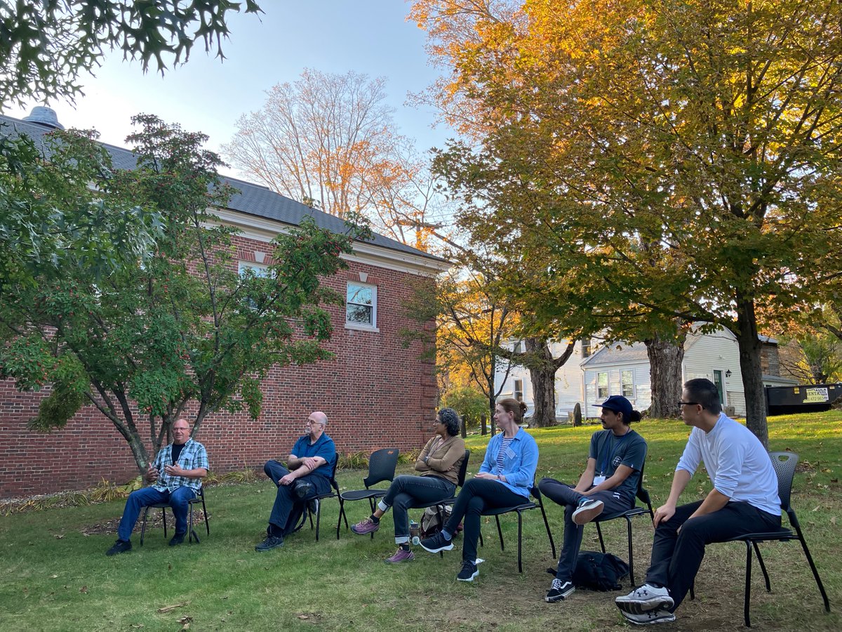 Fluxnet_ecn's tweet photo. What a productive Early Career Day of the 2023 @AmeriFlux Annual Meeting @HarvardForest ! #CareerPanelDiscussion https://t.co/Stm6G1xRvx