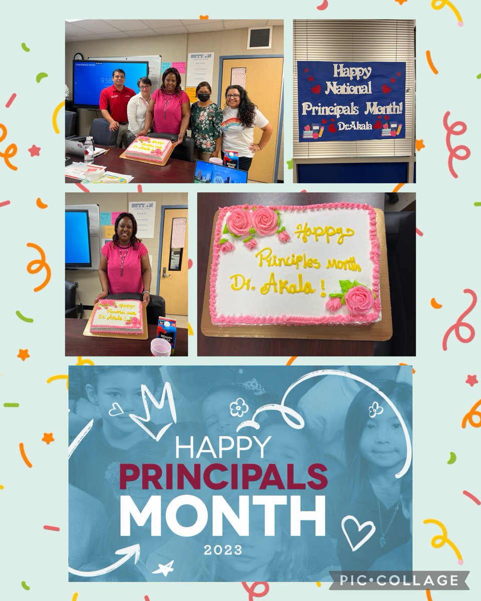 SuttonES_HISD's tweet image. Happy National Principals Month 
Dr. Akala! 🎉We appreciate your leadership and dedication to our Sutton scholars! 🐻 #suttonbears