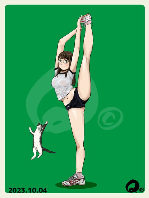 10/4㊌のモカちゃん
ブルマのI字バランスはいい😤😤😤 