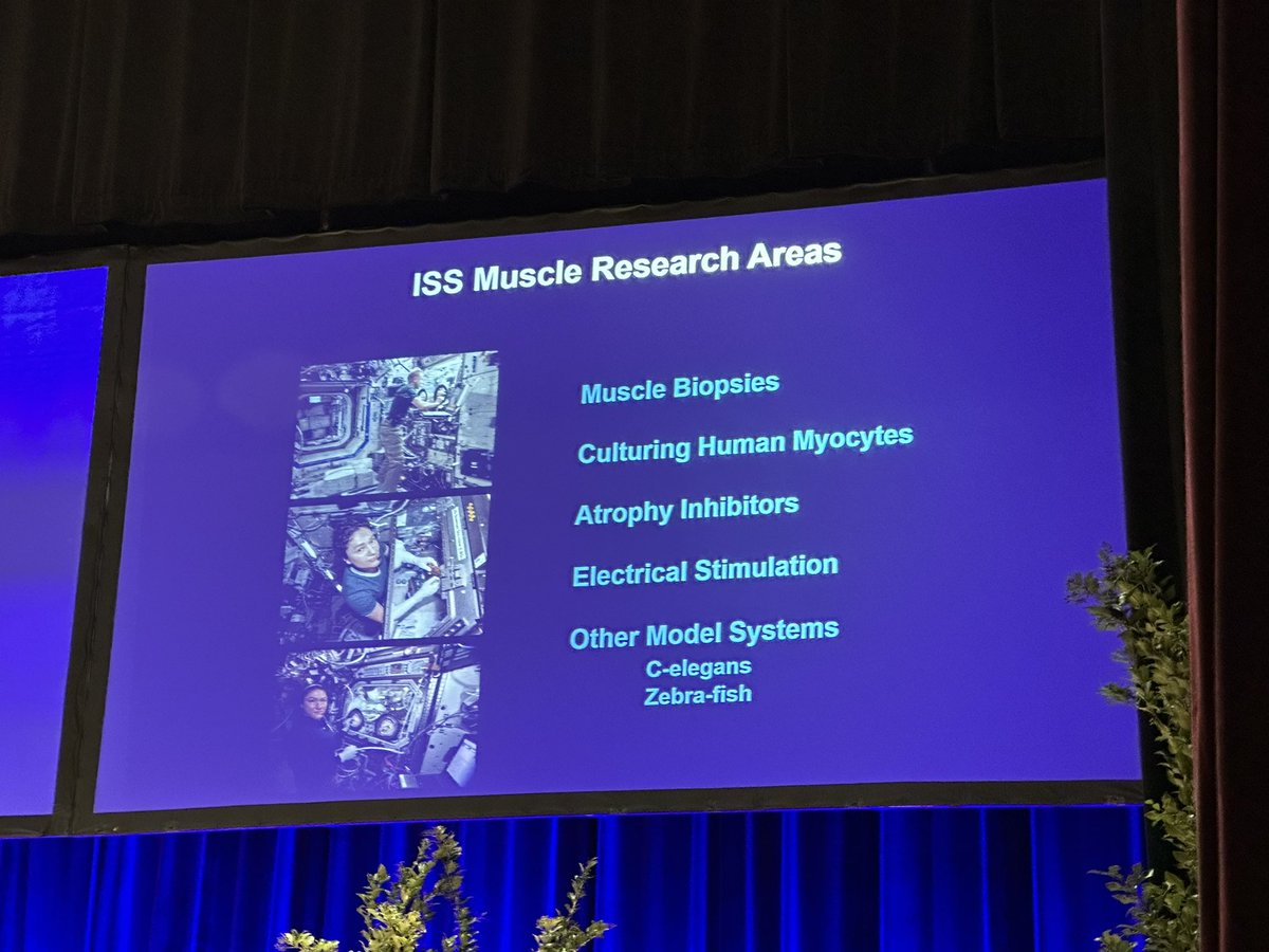 TLiewluck's tweet image. Opening ceremony at #WMS2023 by @astro_DonThomas: #Myology in space!!!