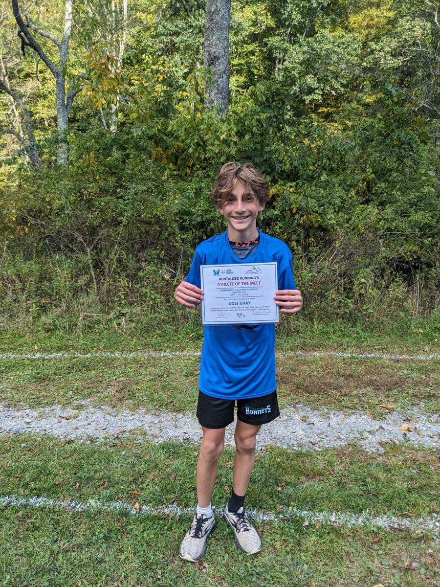 Revitalized Running’s
MS XC Athlete of the Meet

Cole Gray is a 8th Grader @ Parkway. How much could you improve in 6 weeks? This guy has dropped 2:42 for 2 miles from the 1st to last race. UNREAL!

Thanks RR for supporting our runners! Check ‘em Out @

revitalizedrunning.com