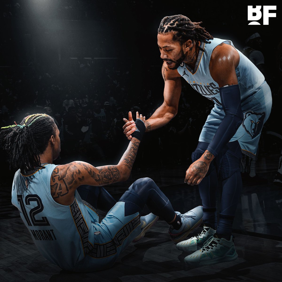 Derrick Rose was honest with Ja Morant when he signed with Memphis 🗣 'I'm not here to babysit, I’m not here to follow you around, I’m not here to cheerlead. I’m here to push you. In the league, there are very few opportunities where players get a chance to play with somebody…