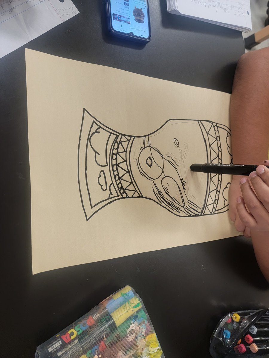 WolfPackArtWMS's tweet photo. Our student artists have been busy working on their Hispanic Heritage Month artwork. Can't wait to see the finished pieces. 🎨 
@Welch_WolfPack
#WMSWolfPack #WolfPackArt #WMSArtRocks #HispanicHeritageMonth2023 https://t.co/zcV7bYfVB3