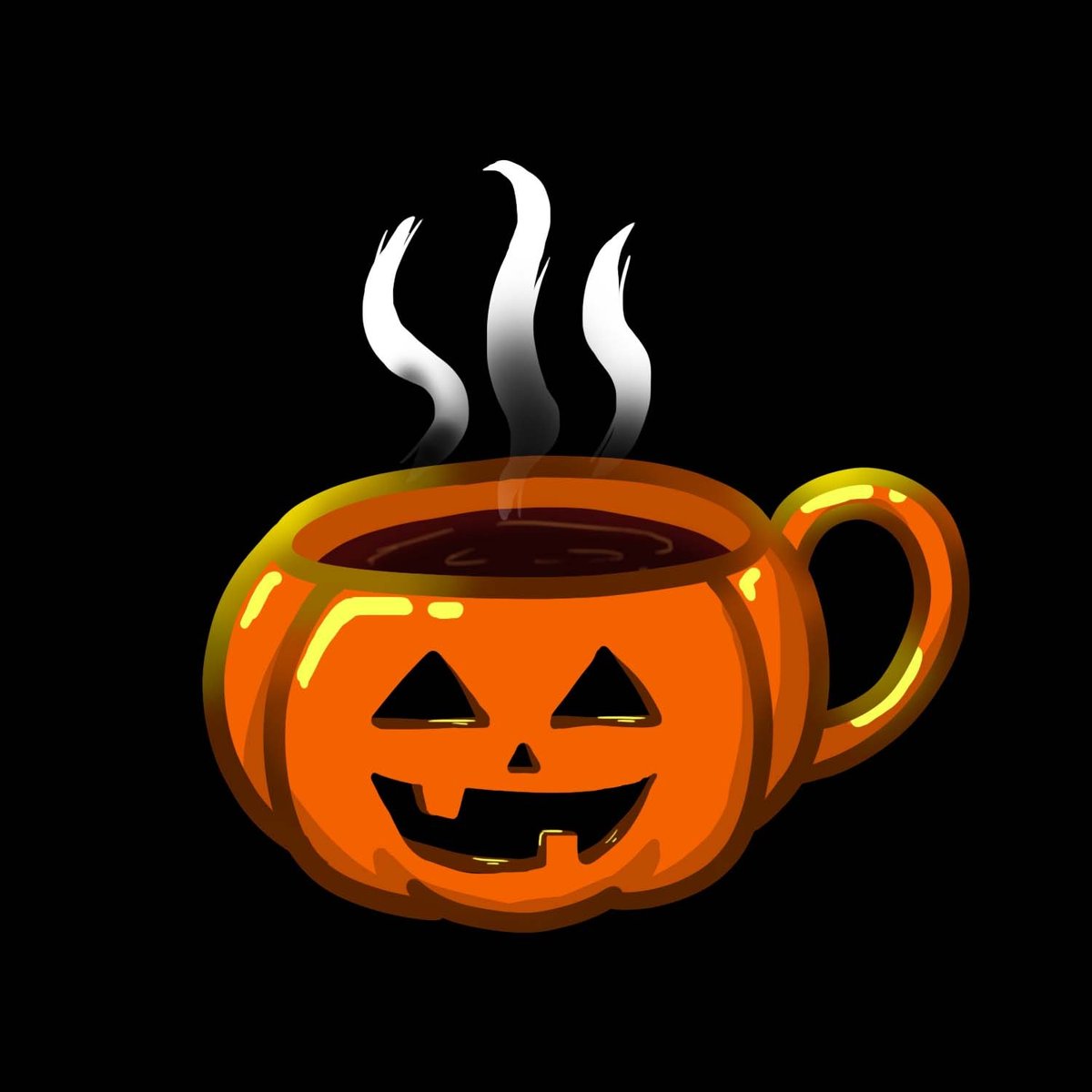 CanFerComics's tweet photo. Diseños de Halloween 🧡Se antoja en estas lluvias otoñales una tacita con un buen chocolate 🎃
.
.
#ilustraciondigital #digitalillustratiton #digitalart #taza #sticker #halloween #pumpkin #medibangpaint https://t.co/BDH9NaW5cU