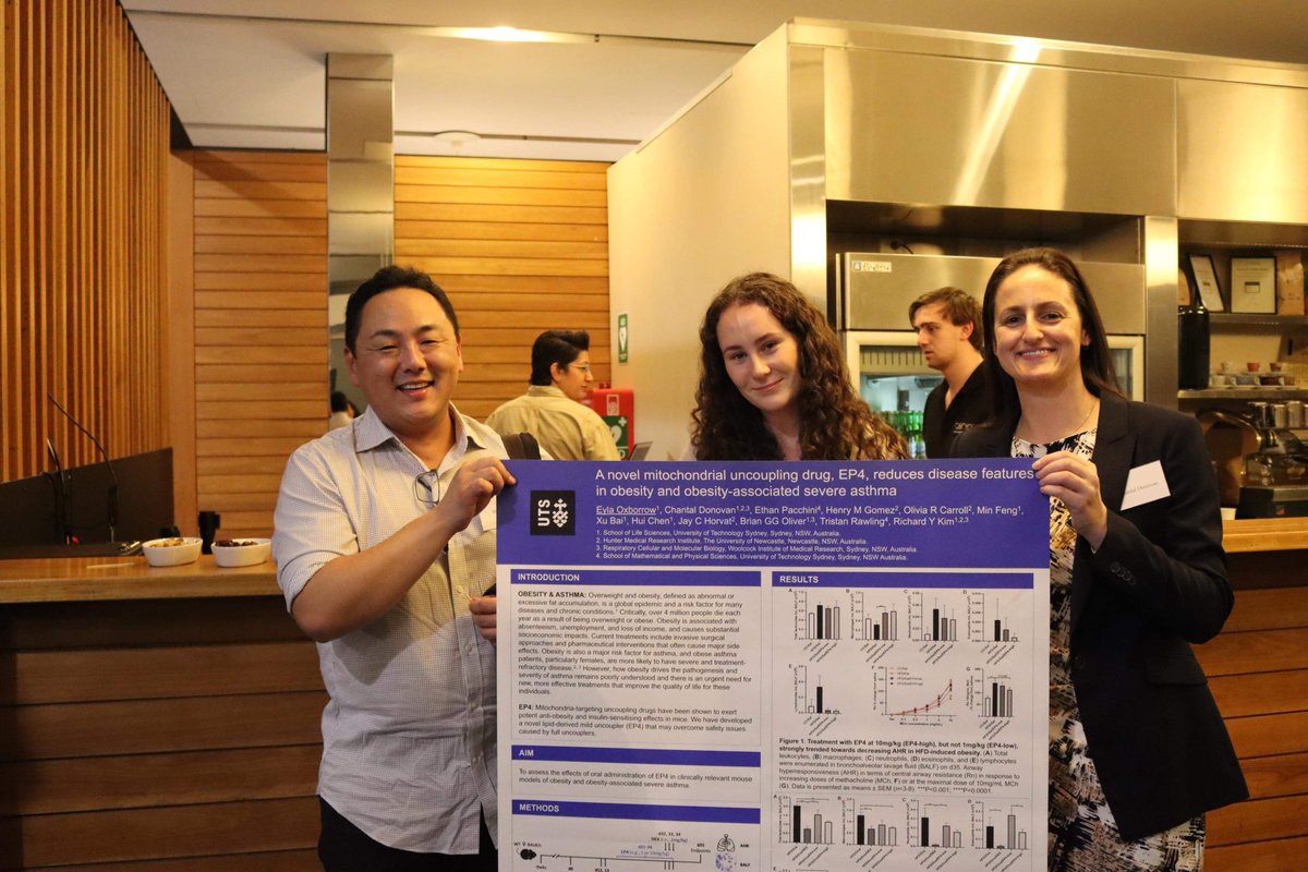 Earlier this year, superstar science student Eyla Oxborrow won the Best Poster Presentation Award (ECR category) at the Australian Society for Medical Research conference. A huge achievement for a very bright undergraduate student at UTS. Read more: uts.edu.au/about/faculty-…