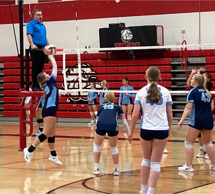 RCHS Volleyball traveled to Rossville tonight to take on the Dawgs! JV and C Team went 2-0. Varsity went 0-2
on the night. This Saturday C Team will play at Perry Lecompton and JV will play at Rock Creek!
