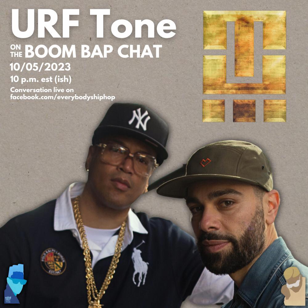 Yoooo! @urftone will be joining the EHHL Crew this Thursday at 10PM EST. Come through and check out these dope brothas!