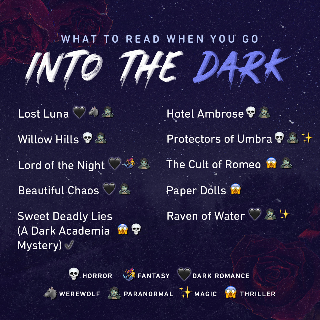 What goes on in the dark? That’s between you and these spine-tingling dark romance, paranormal, fantasy reads, and more. Read them now, only on Wattpad 🖤🕷→ w.tt/3PXCqnL