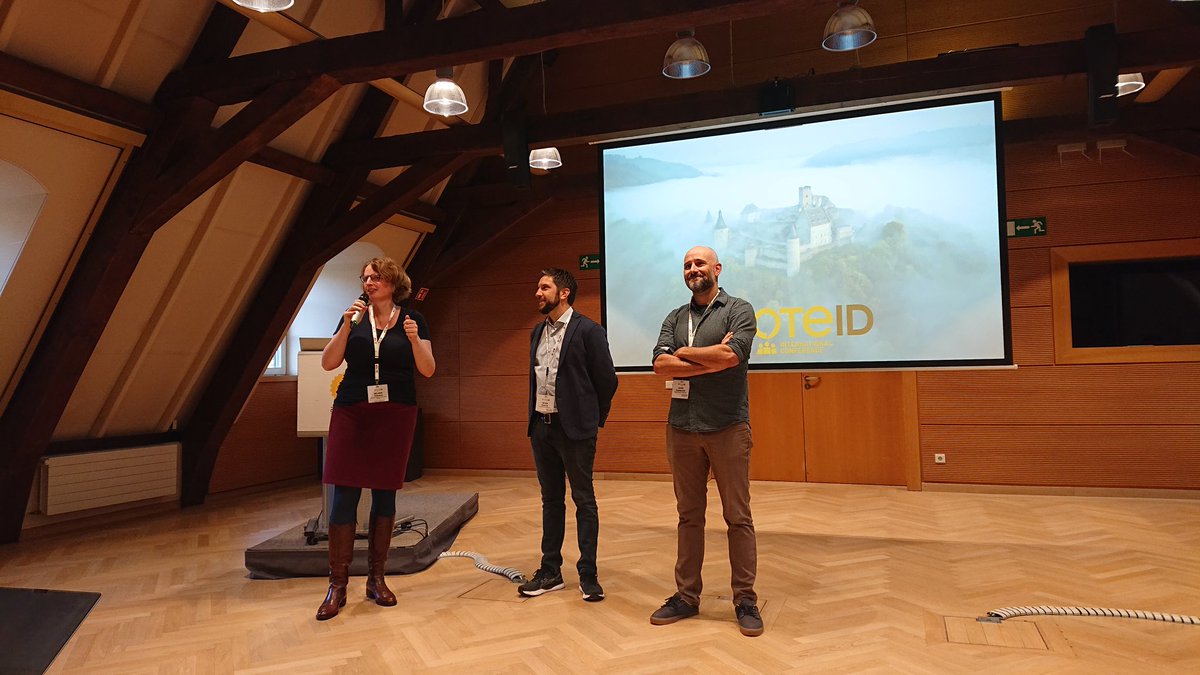 EVoteID's tweet photo. Opening of the conference #EvoteID2023 by the chairs @davidduenascid, Melanie Volkamer and Peter Roenne. https://t.co/J0792an5AD
